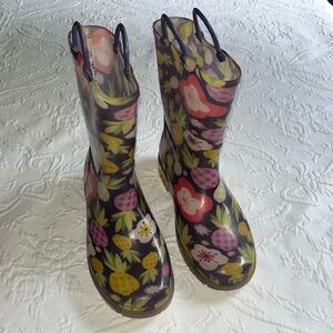 I love yokids Girls Rain Boots Size 4